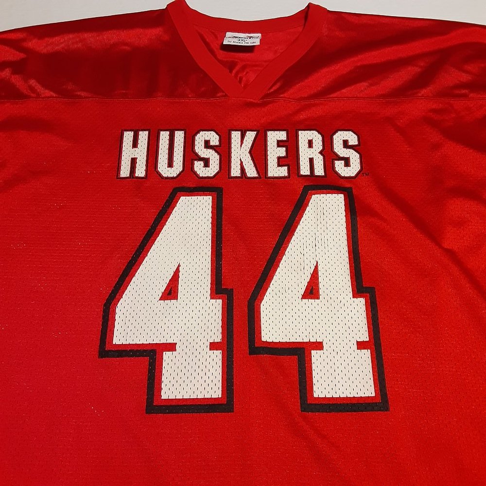 VTG 90's Logo Athletic Nebraska Cornhuskers Football Jersey Size XXL Made in USA
